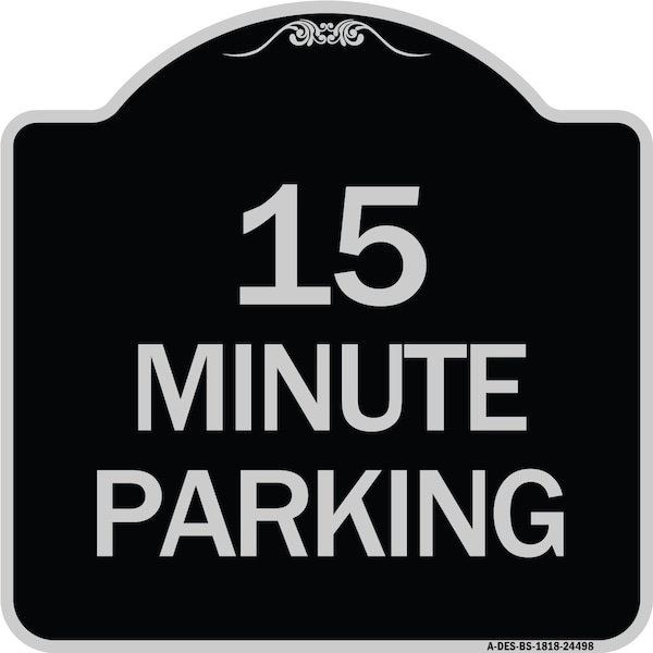 Signmission 2 Hour Parking Parking for Customers Heavy-Gauge Aluminum Sign, 18" x 18", BS-1818-24498 A-DES-BS-1818-24498 - main